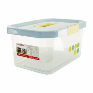 Caja Organizadora Armonía Con Tapa Azul ESTRA 16 Litros