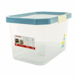 Caja Organizadora Armonía Con Tapa Azul ESTRA 20 Litros