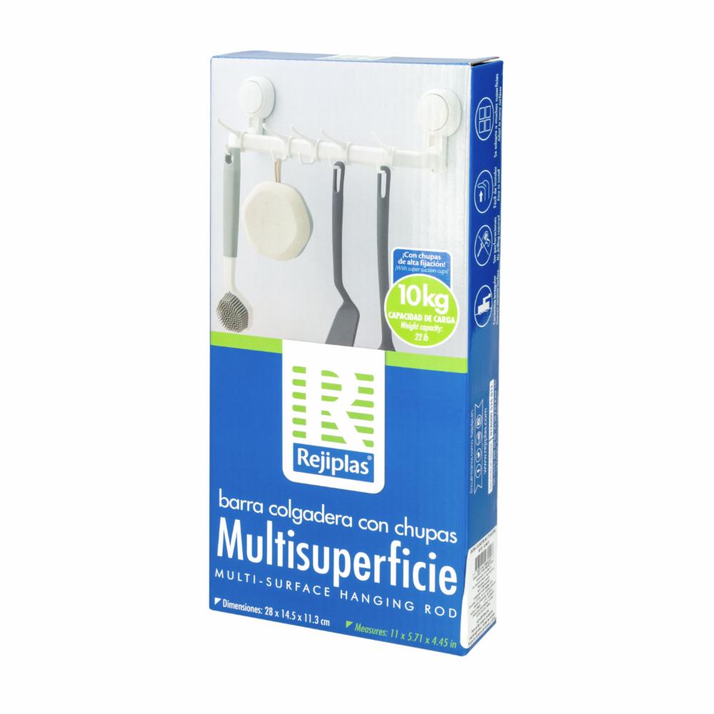Barra Multifuncionalidad Con Ganchos REJIPLAS Unidad - Imagen 2