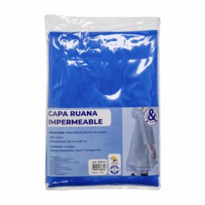 Capa Impermeable Azul 212x150 Cm BLASH Talla Unica