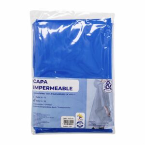 Capa Impermeable Talla 14-16Azul MULTIPROYECTOS Unidad
