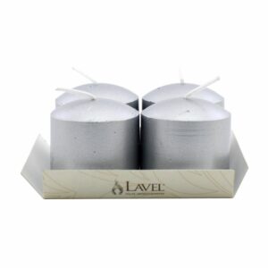 Vela Votiva 4X4X4 Cv Lac Plata LAVEL 8 1 X 8 1 X 4 Cm