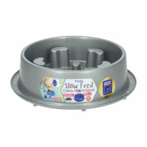 Plato Para Mascota Slow Feed Cero Hormigas PLAPASA 1 Pieza