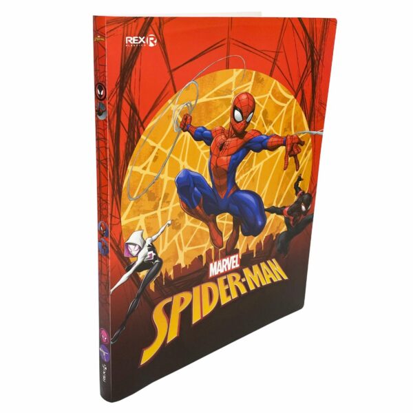 Carpeta Catálogo 10 Protectores Hojas Diseño Spiderman REX A4 - Imagen 3