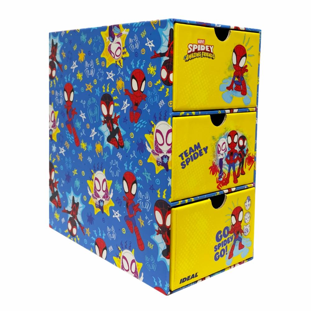 Caja Organizadora 3 Cajones Spidey IDEAL 10.3X20X18.9 - Imagen 3