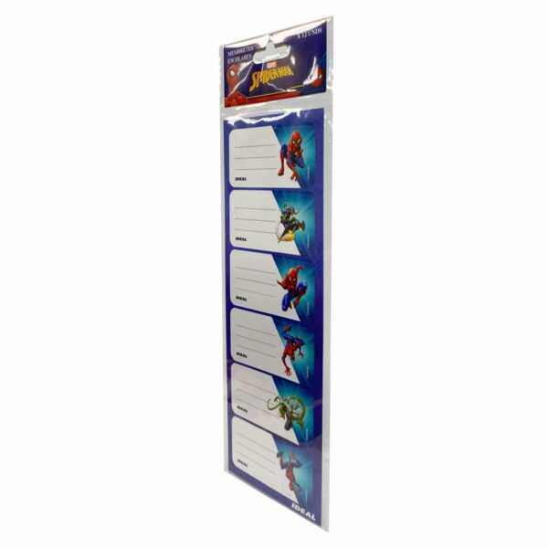 Membretes Escolares Diseño Spiderman REX X 12 Uds 9X29 - Imagen 2