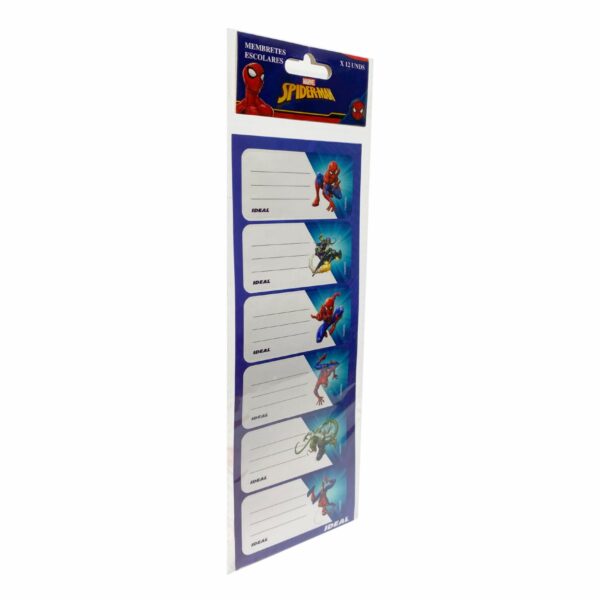 Membretes Escolares Diseño Spiderman REX X 12 Uds 9X29 - Imagen 3