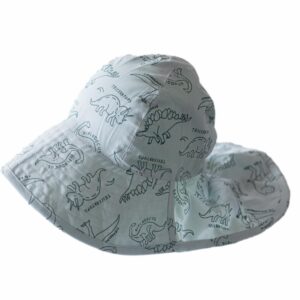 Gorro Playero Verde HUELLAS