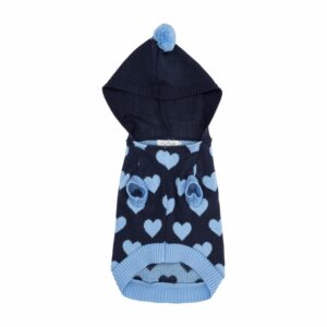 Suéter Para Mascota Diseño Love Con Capucha MY STYLE Talla Pequeño