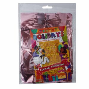 Cortina Cuadrada Oro Rosa HOLIDAY'S 1M * 2M