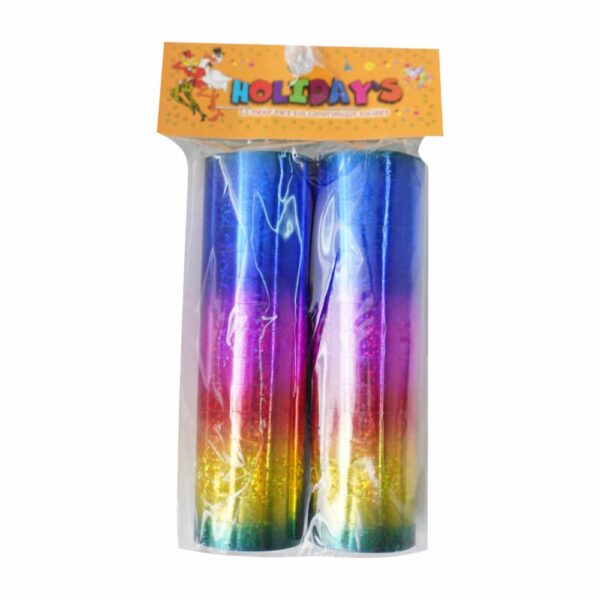 Serpentinas Holográfica Multicolor HOLIDAYS 4  X 12 Cm