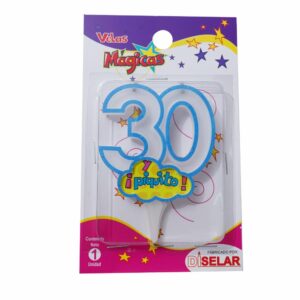 Vela Mágica 30 Y Piquito DISELAR 95 x 155 x 11 mm