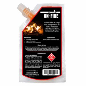 Encendedor De Fuego On-Fire Gel QUALCO 150 Gr
