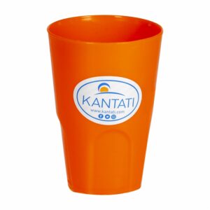 Vaso Plástico Naranja 300 Ml KANTATI KAN211