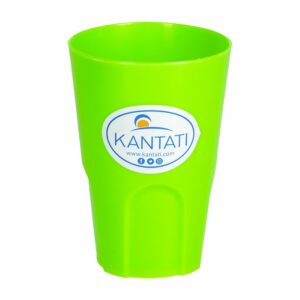 Vaso Plástico Verde 300 Ml KANTATI KAN211