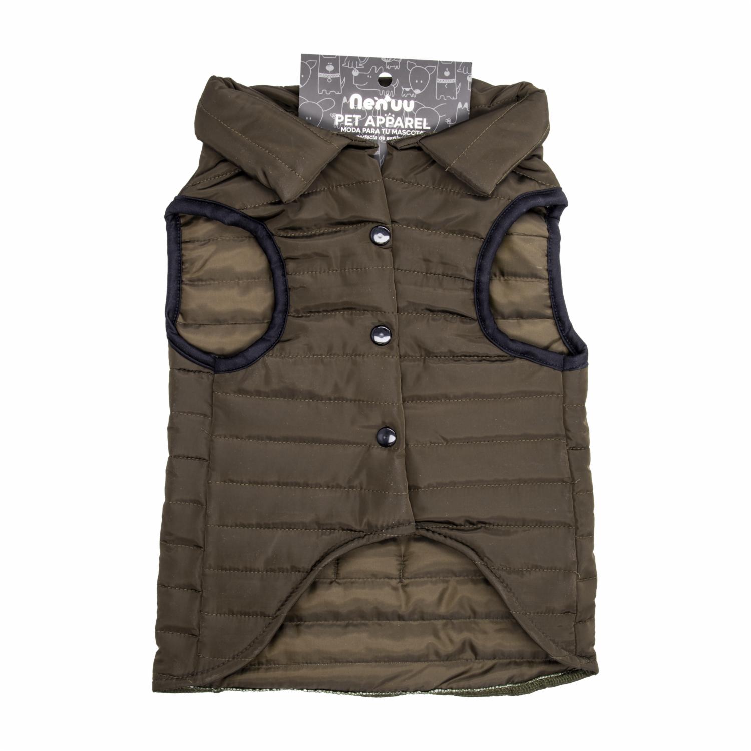 Chaleco Para Mascota Acolchado Color Verde MR. & MRS. Talla Mediano - Imagen 2