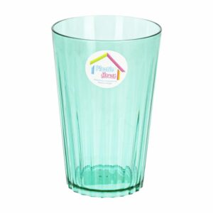 Vaso Plástico Cristal Verde 266 Ml PLASTIC HOUSE PLHS03122