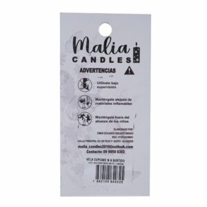 Vela Cupcake 9 Surtido MALIA CANDLES 12 X 7 Cm