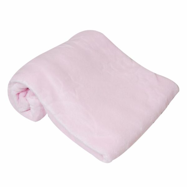 Cobija Para Bebe Diseño Lunas Y Estrellas Rosa FREE HOME 110X75 CM - Imagen 2