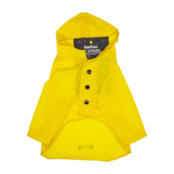 Abrigo Para Mascota Impermeable Color Amarillo MR. & MRS. Talla Extra Grande - Imagen 2