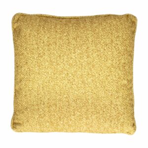 Cojín Con Cierre Y Relleno Mostaza Y Rudón POMAROSA 45 X 45 Cm