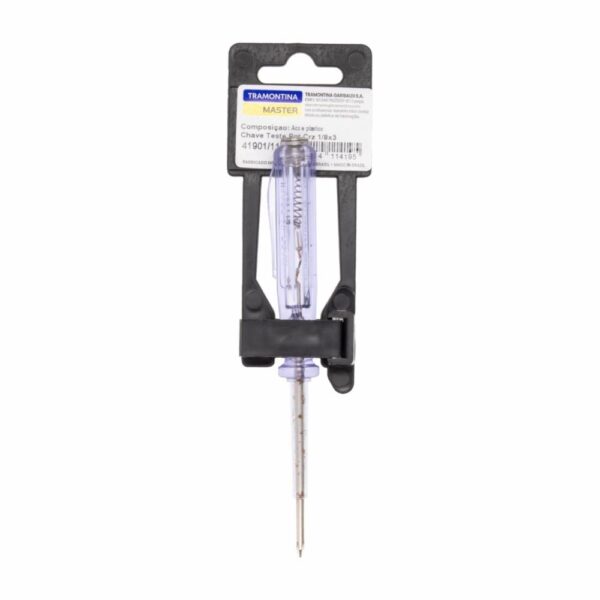 Desarmador Cruz  Con Comprobador De Corriente TRAMONTINA 1/8" X 3"