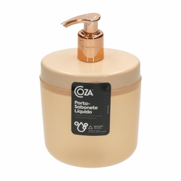 Dispensador De Jabón Liquido Rosa Blush Bulky COZZA 450 Ml