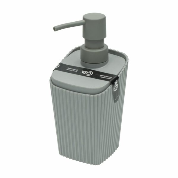 Dispensador De Jabón Gris Bold New Square COZZA 350 Ml