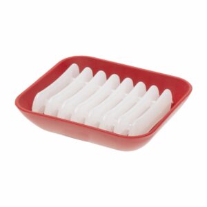 Jabonera Rojo Bold New Square COZZA 1 Pieza