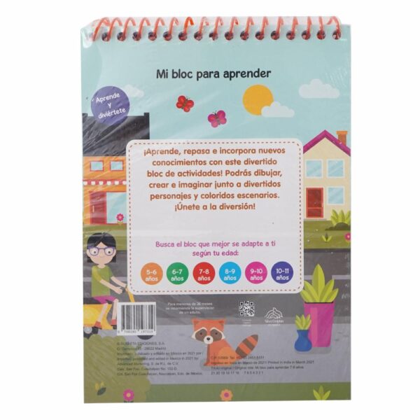 Libros Mi Bloc Para Aprender 7-8 Anos SILVER DOLPHIN 64 Páginas - Imagen 2