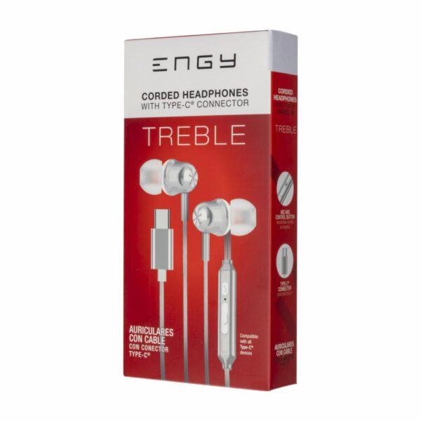 Audífonos TREBLE 71005 ENGY Con Cable - Imagen 2