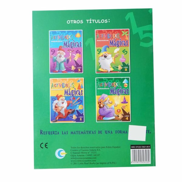 Libros Actividades Mágicas Matemáticas 4T ASTURIAS 16 Páginas - Imagen 2