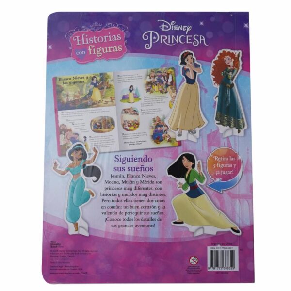 Libro Historias Con Figuras Siguiendo Sus Sueños DISNEY 25 Páginas - Imagen 2