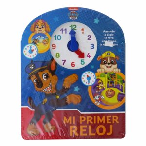 Libro Mi Primer Libro Reloj Paw Patrol NOVEDAD 15 Páginas
