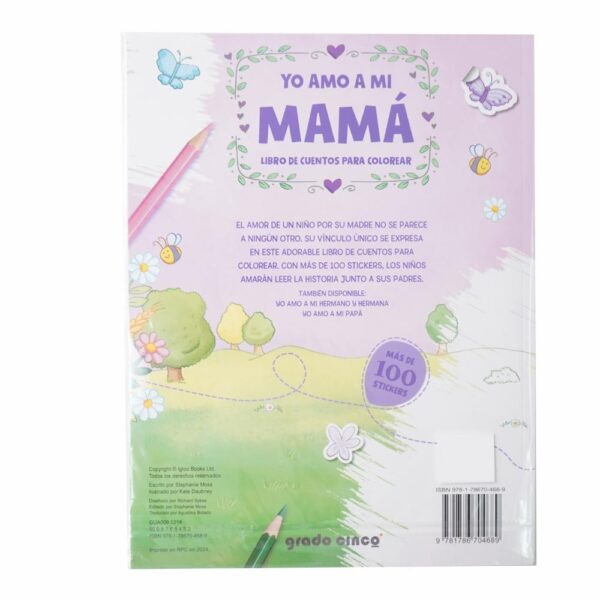 Libros Yo Amo A Mi Mama EDARSI 98 Páginas - Imagen 2