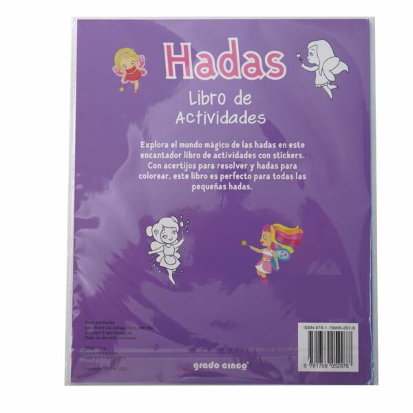 Libros Hadas Libros De Activiades+Stickers LATINBOOKS 45 Páginas - Imagen 2
