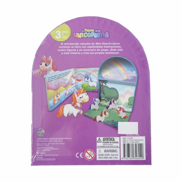 Libro Set La Tierra De Los Unicornios PHIDAL 15 Páginas - Imagen 2