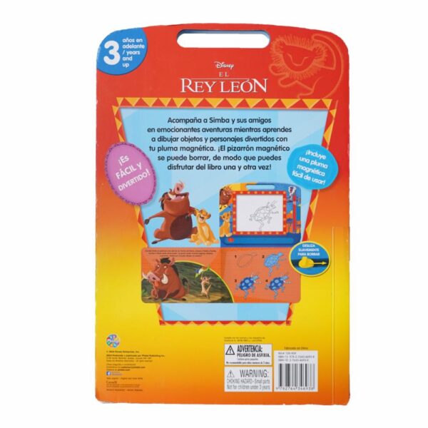 Libro Pizarras Magnética El Rey Leon PHIDAL 12 Páginas - Imagen 2