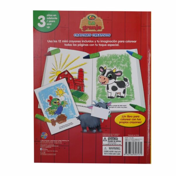 Libros Amigos De La Granja Crayones PHIDAL 23 Páginas - Imagen 2