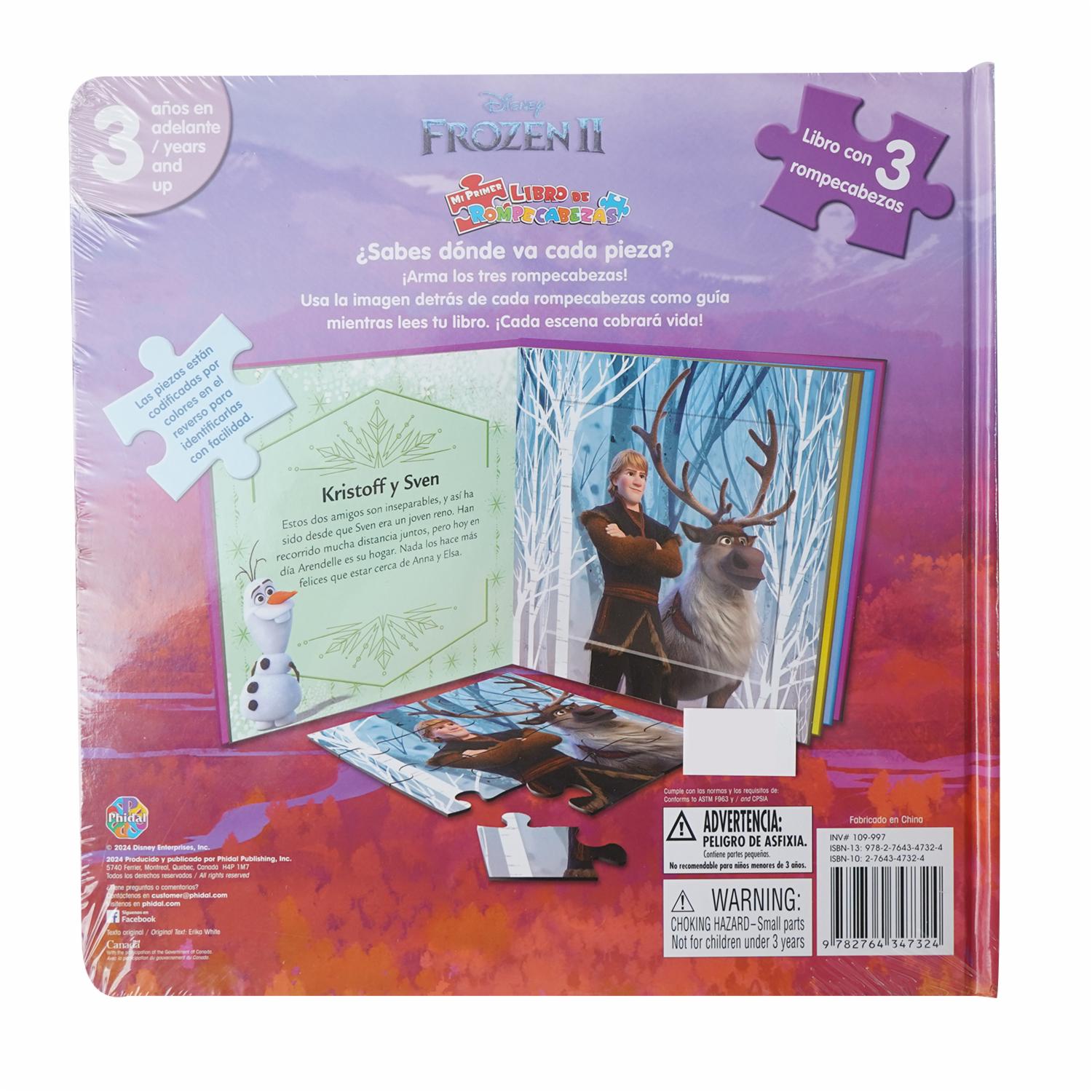 Libro Frozen Ii Mi Primer Libro Rompecabezas DISNEY 15 Páginas - Imagen 2