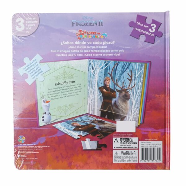 Libro Frozen Ii Mi Primer Libro Rompecabezas DISNEY 15 Páginas - Imagen 2