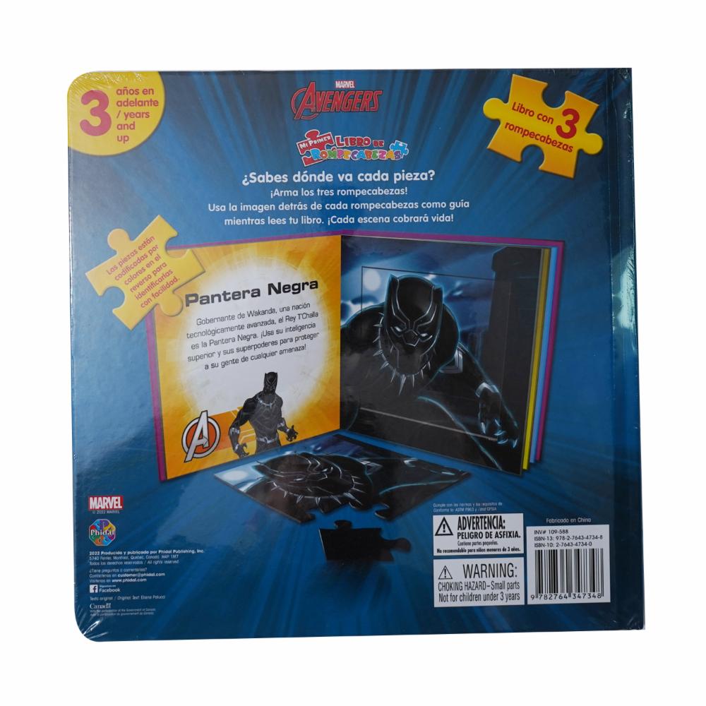 Libro Libro Rompecabeza Avengers DISNEY 8 Páginas - Imagen 2