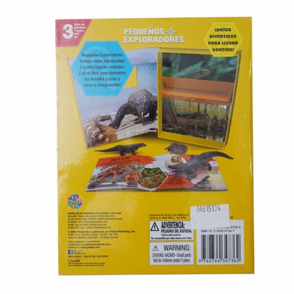 Libro Reptiles Pequeños Exploradores MR.BOOKS 10 Páginas - Imagen 2