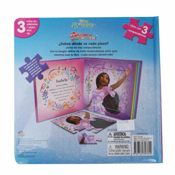 Libro Disney Encanto Mi Primer Libro De Rompecabezas DISNEY 10 Páginas - Imagen 2