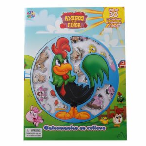 Libros Amigos De La Finca Calcomanías En Relieve PHIDAL 10 Páginas