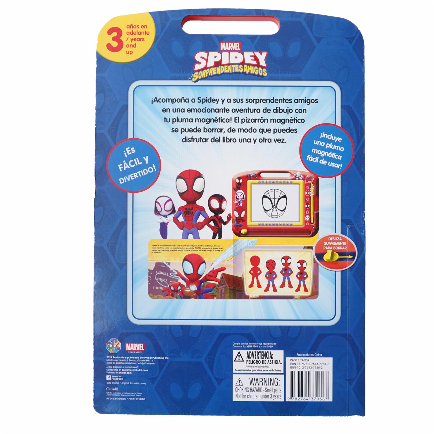 Libro Marvel Spidey Series De Aprendizaje DISNEY 10 Páginas - Imagen 2