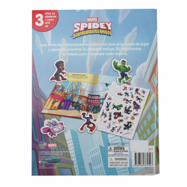 Libros Marvel Spidey Sorprendentes Amigos DISNEY 10 Páginas - Imagen 2