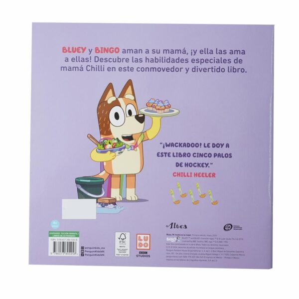 Libros Bluey Mi Mama Es La Mejor DISNEY 10 Páginas - Imagen 2