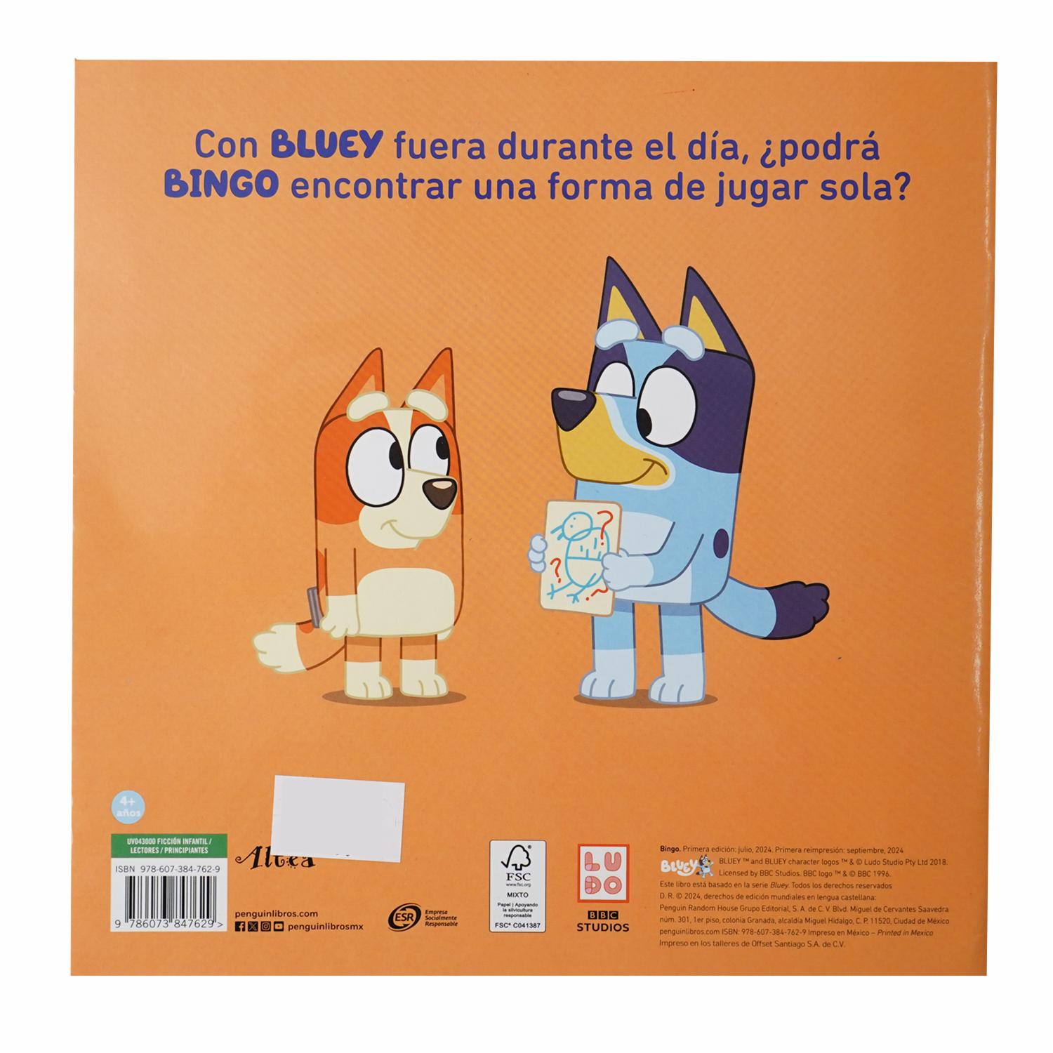 Libros Bluey Bingo DISNEY 25 Páginas - Imagen 2