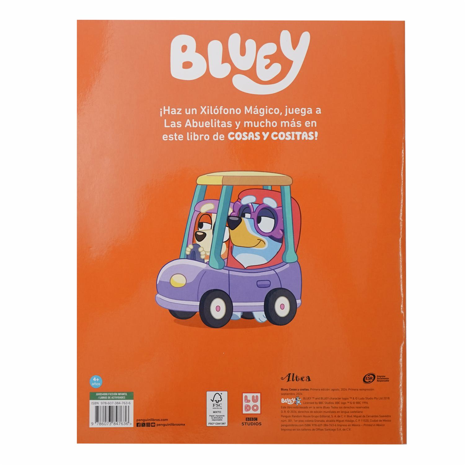 Libros Bluey Cosas Cositas DISNEY 25 Páginas - Imagen 2